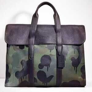 Coach Metropolitan Portfolio With Camo Print